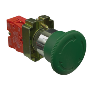 XB2-BS542-G GREEN  LATCHING EMERGENCY STOP P/BUTT- MCE