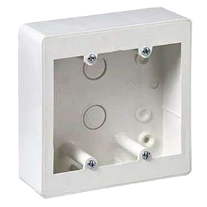 4x4 EXT BOX CLOSED BACK WHITE- NUR