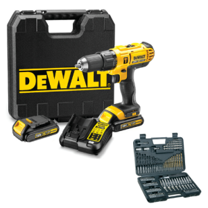 DCD776S2A-ZA 18V CORDLESS + 100PCE BIT SET - Dewalt