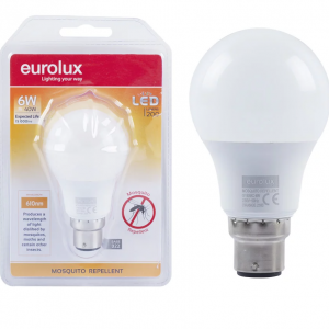6W B22 LED MOSQUITO REPELLENT GLOBE - Eurolux