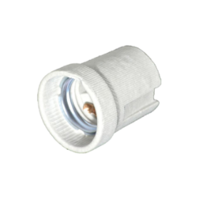 LAMPHOLDER E27 PORCELAIN ROUND - ACDC