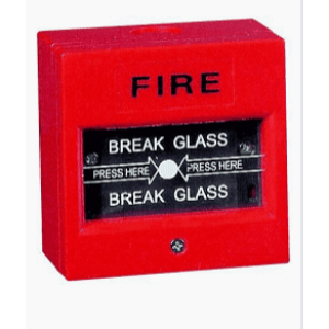GW42201 RED EMERGENCY BREAK -GLASS STN - ACDC