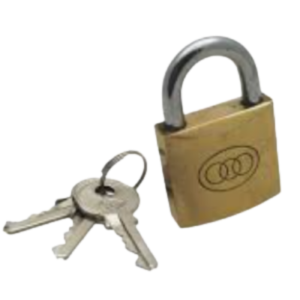PADLOCK 38MM BRASS HL213  - Libra