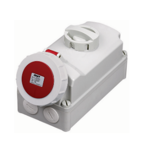 63A 5 PIN 380V SWITCHED SOCKET IS463R6 - MCE