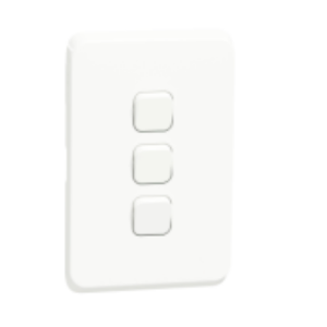 4013W1_XW 3 LEVER 1 WAY SWITCH COMPLETE - Schneider