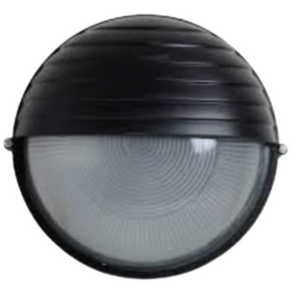 100W RND BULKHEAD EYELID-BLACK  - NAZ