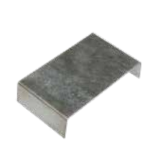 CS801 END CAP - HAMMERTONE GREY - Central Support