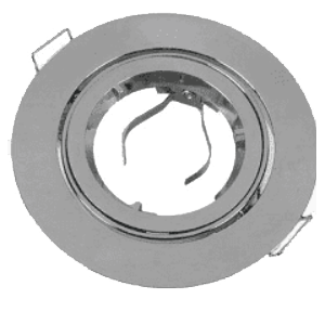 CC21 DOWNLIGHT TILT SATIN CHROME EMPTY BODY 799 - Genstar