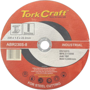 230MM STEEL & SS CUTTING DISK ABR230S-2 - Torkcraft