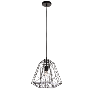 PEN525/1 METAL PENDANT BLACK - Brightstar
