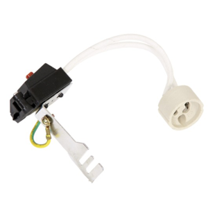LAMPHOLDER GU10 WITH BRACKET & TERM BLCK - lampholder